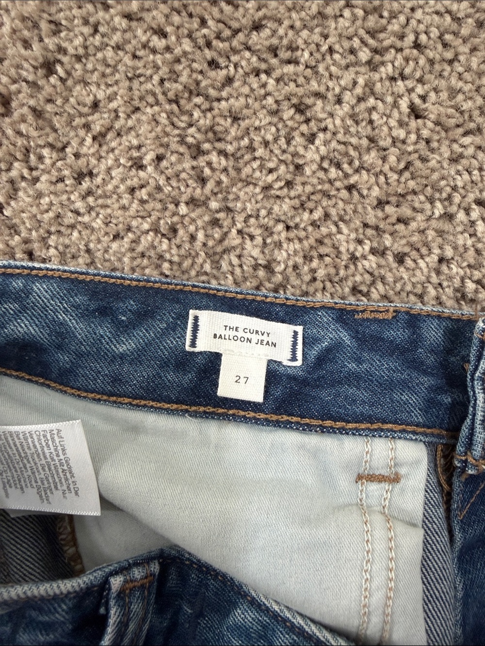 Madewell curvy balloon jeans size 27 - Picture 4 of 4